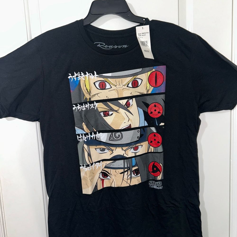 Brand new men’s size large Naruto tshirt